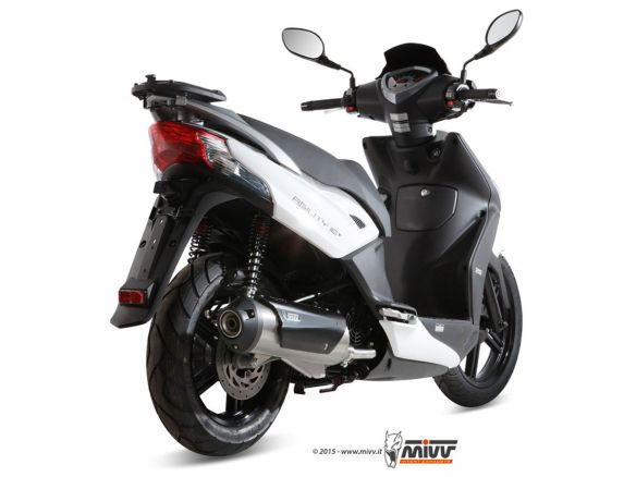 COMPLETE EXHAUST 1X1 MIVV URBAN STAINLESS STEEL KYMCO AGILITY 125 2008-2012