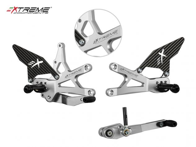 EXTREME COMPONENTS SILVER CARBON...