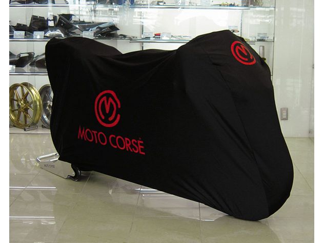 MOTOCORSE BLACK MOTORCYCLE COVER WITH LOGO MV AGUSTA BRUTALE 1090 CORSA 2013