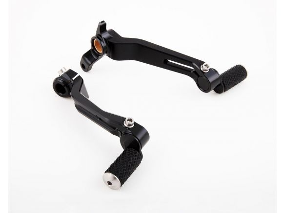 MOTOCORSE PAIR ALUMINUM REAR SETS LEVERS SHIFT GEAR AND REAR BRAKE MV AGUSTA BRUTALE 750 S 2003-2005