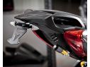 MOTOCORSE UNDER SEAT LICENSE PLATE SUPPORT WITH LED LICENSE PLATE LIGHT MV AGUSTA RIVALE 800 EURO4 2018