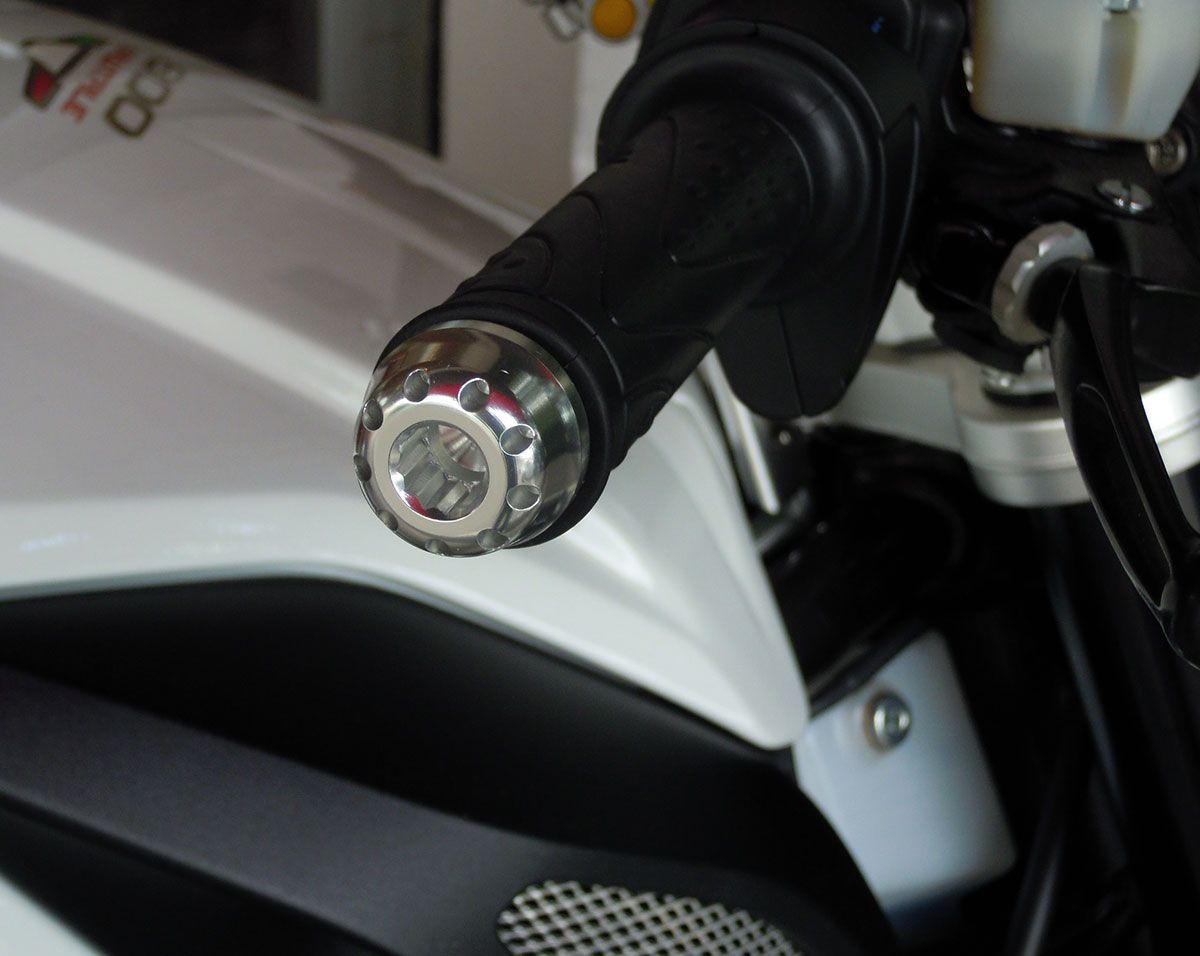 Details zu ALUMINUM COUNTERWHEIGHT HANDLEBAR KIT FÜR BRUTALE 800 RR 2017-21 Sprengstoffkauf zum Sonderpreis