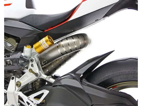 MOTOCORSE D75 TITANIUM FRONT PIPES KIT FOR PANIGALE 1199/S/R (AKRAPOVIC SILENCERS)