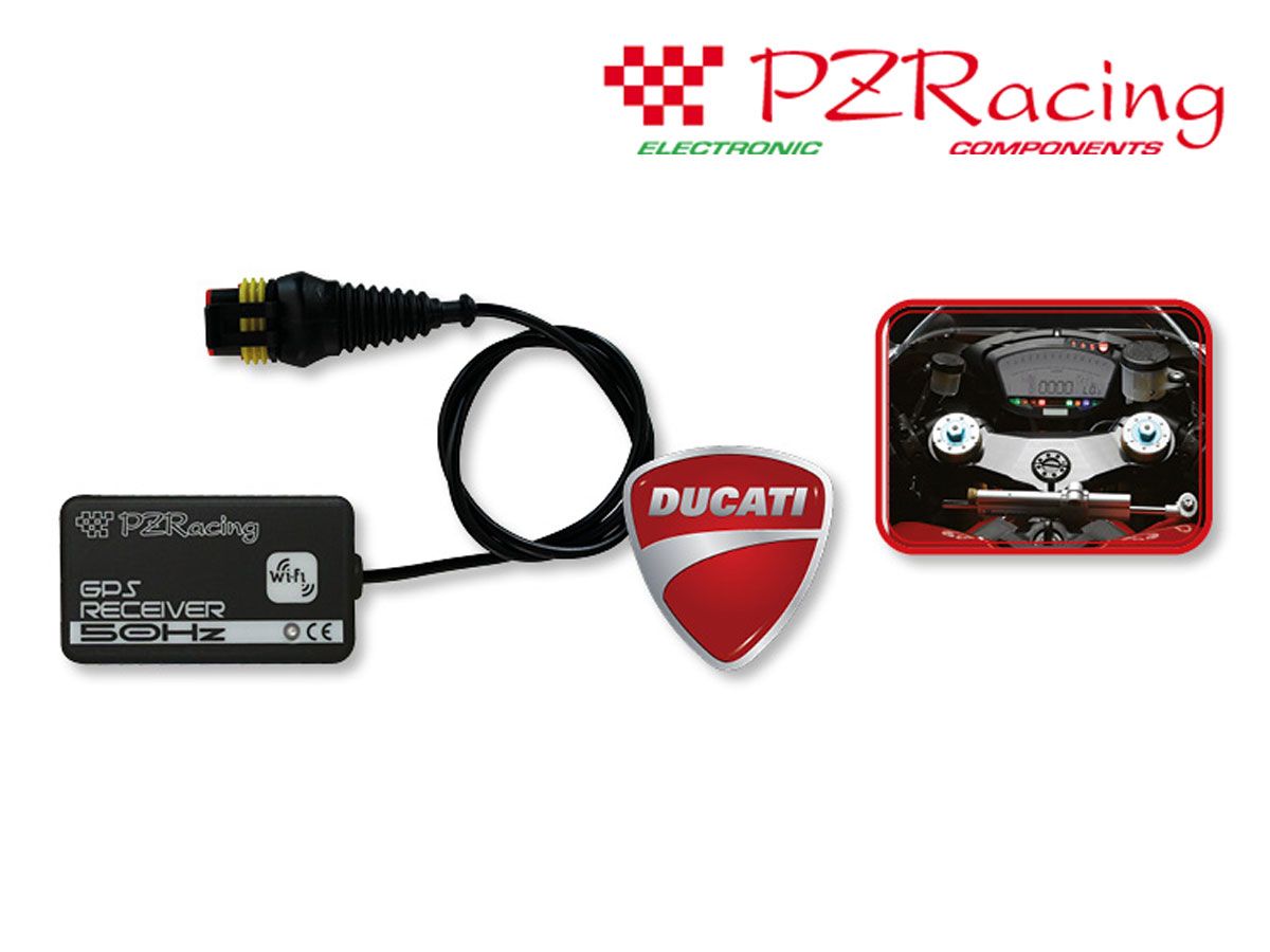 PZ RACING P&P GPS RECEIVER DESMOTRONIC DUCATI 749 / 848 / 999 / 1098 / 1198
