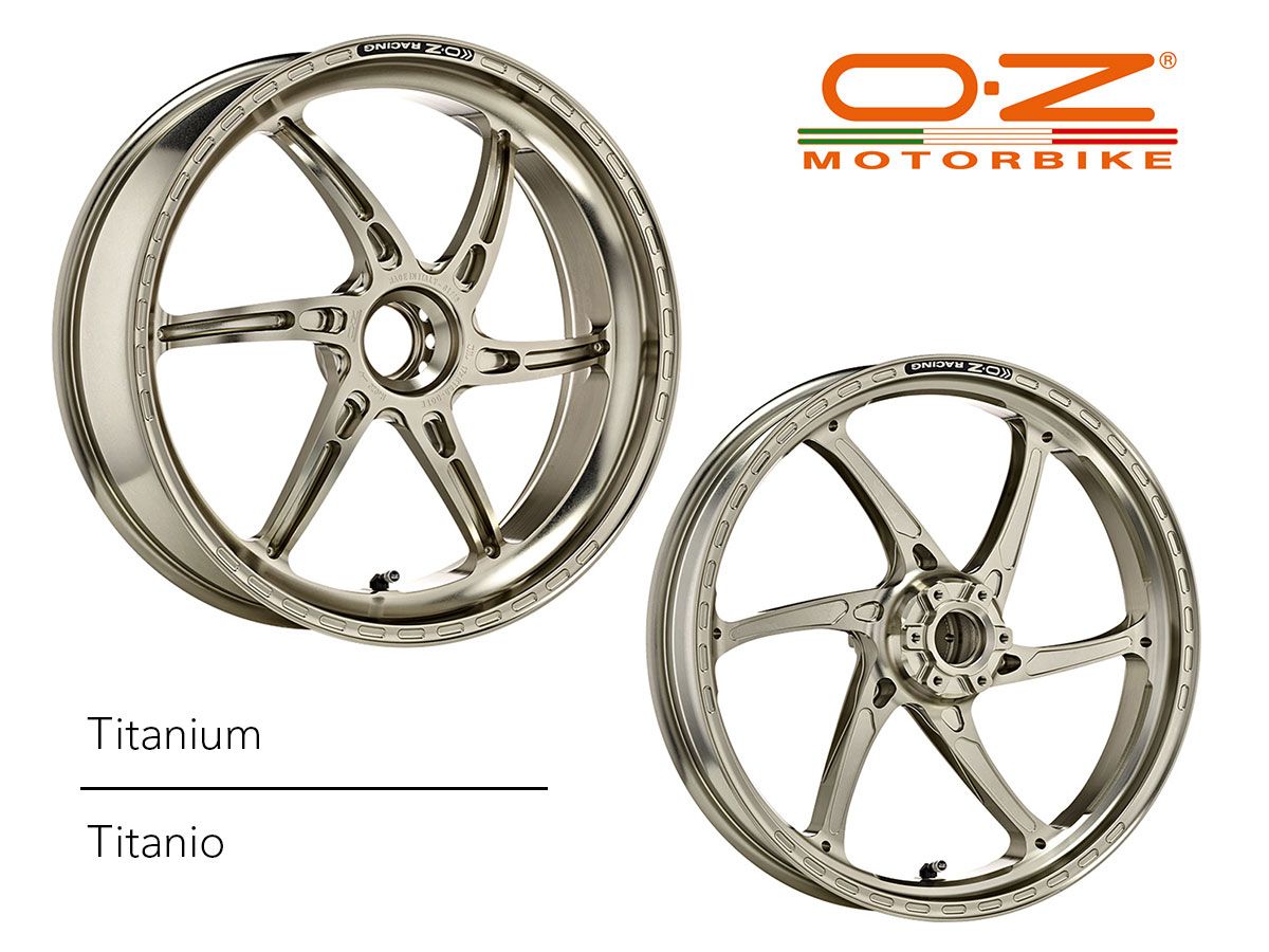 OZ PAIR OF GASS RS-A ALUMINUM RIMS RACING DUCATI PANIGALE V2 2020-2023