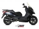 MIVV MOVER COMPLETE EXHAUST BLACK STAINLESS STEEL KYMCO DOWNTOWN 125 2009-2016