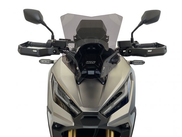 HO041FS WINDSCREEN SPORT DARK SMOKE WRS HONDA X-ADV 750 2021-2023 WRS ผลิตภัณฑ์คุณภาพสูง ผลิตในอิตาลีโดยผู้คลั่งไคล้รถจักรยานยนต์ - windscreen sport dark smoke wrs honda x adv 750 2021 2023
