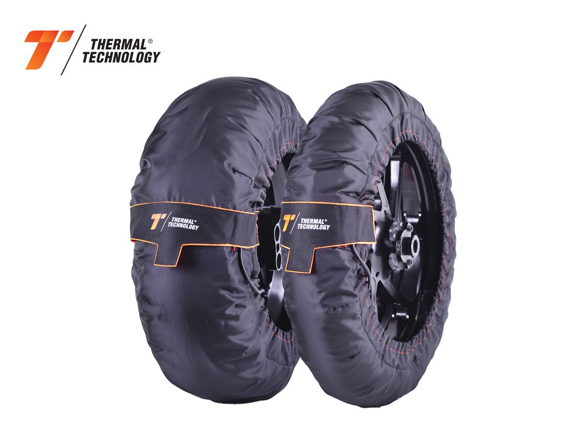 TYRE WARMERS PAIR PERFORMANCE THERMAL TECHNOLOGY SUPERMOTO SIZE M 300 CC