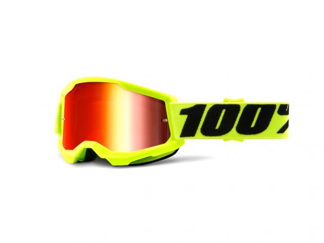 100% GOGGLES STRATA 2 YOUTH FLUO...