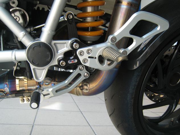REAR SETS NAKED ROBBY MOTO BMW R 1200 S 2006-2010
