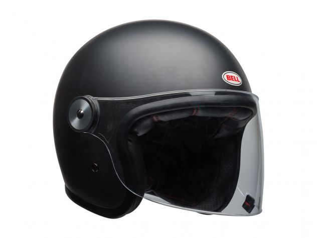 CASCO JET BELL RIOT SOLID NEGRO MATE