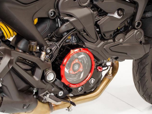 Ducati Druckplatte silberfarben Ergal neu