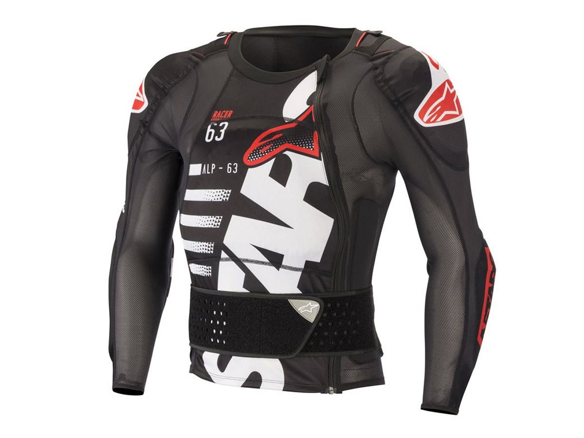 ALPINESTARS SEQUENCE PROTECTION JACKET LONG SLEEVE BLACK / RED