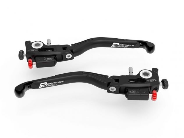 PT PAIR OF BRAKE/CLUTCH LEVERS DOUBLE...