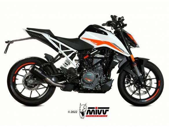 SILENCIADOR MIVV MK3 ACERO INOXIDABLE NEGRO KTM DUKE 390 2021-2023