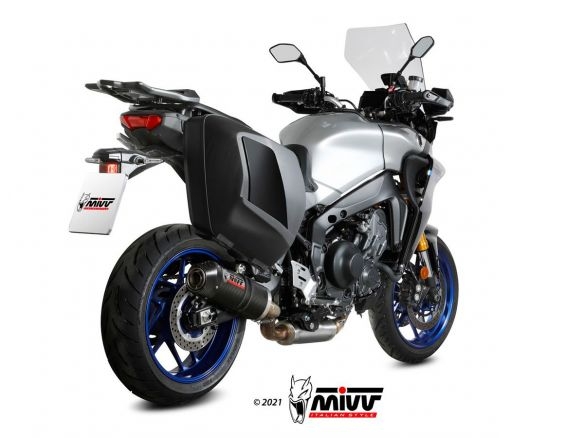 SYSTEME COMPLET MIVV OVALE CARBONE YAMAHA TRACER 9 / GT 2021-2023
