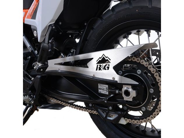 STEEL FROSTED CHAIN GUARD R&G KTM 790 ADVENTURE 2019-2020