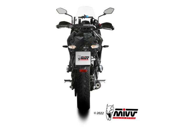 MIVV COMPLETE EXHAUST OVAL CARBON KAWASAKI VERSYS 650 2021-2023