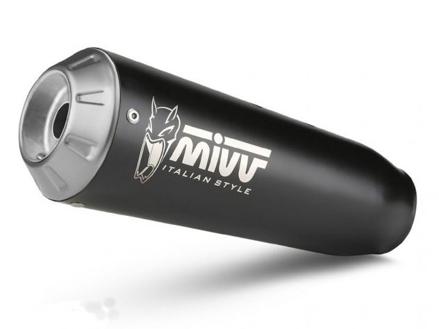 MIVV X-M1 BLACK STAINLESS STEEL SILENCER SLIP-ON KTM DUKE 125 2021-2023