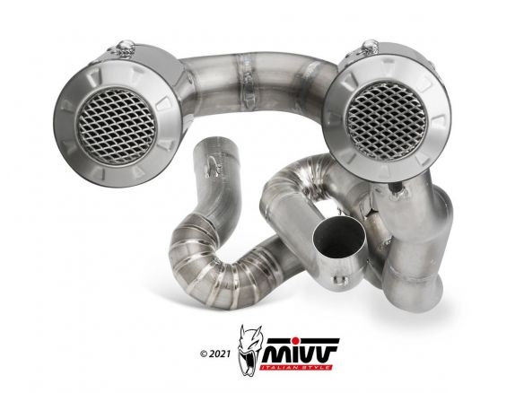 MIVV EVO COMPLETE HIGH EXHAUST MK3 CARBON DUCATI PANIGALE V4 2018-2022