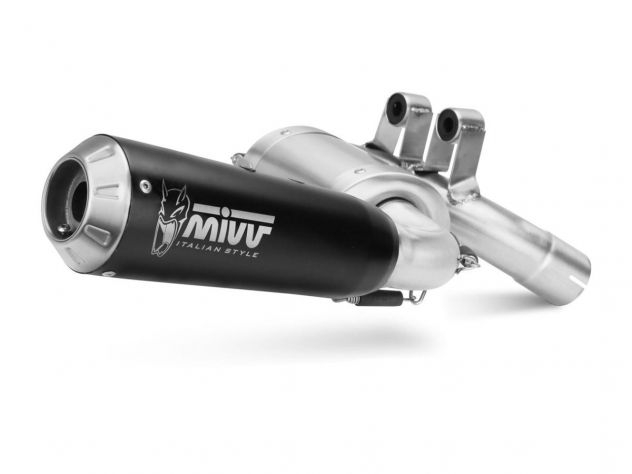 TERMINALE MIVV X-M1 ACCIAIO INOX NERO BMW F 900 XR 2020-2023