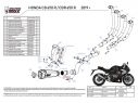 FULL SYSTEM MIVV SPORT DELTA RACE STEEL BLACK HONDA CB 650 R 2019-2023