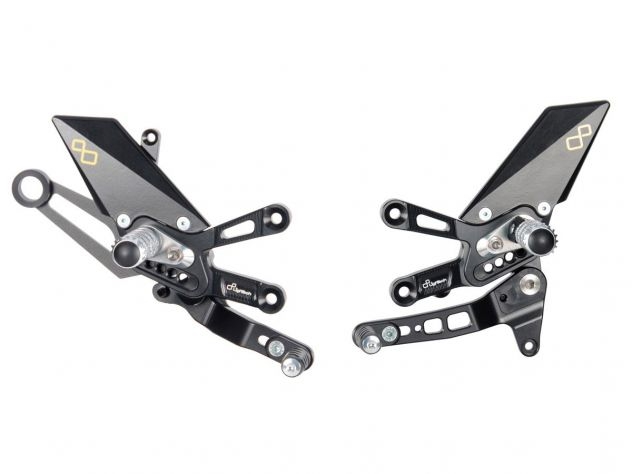 LIGHTECH ADJUSTABLE REAR SETS WITH...