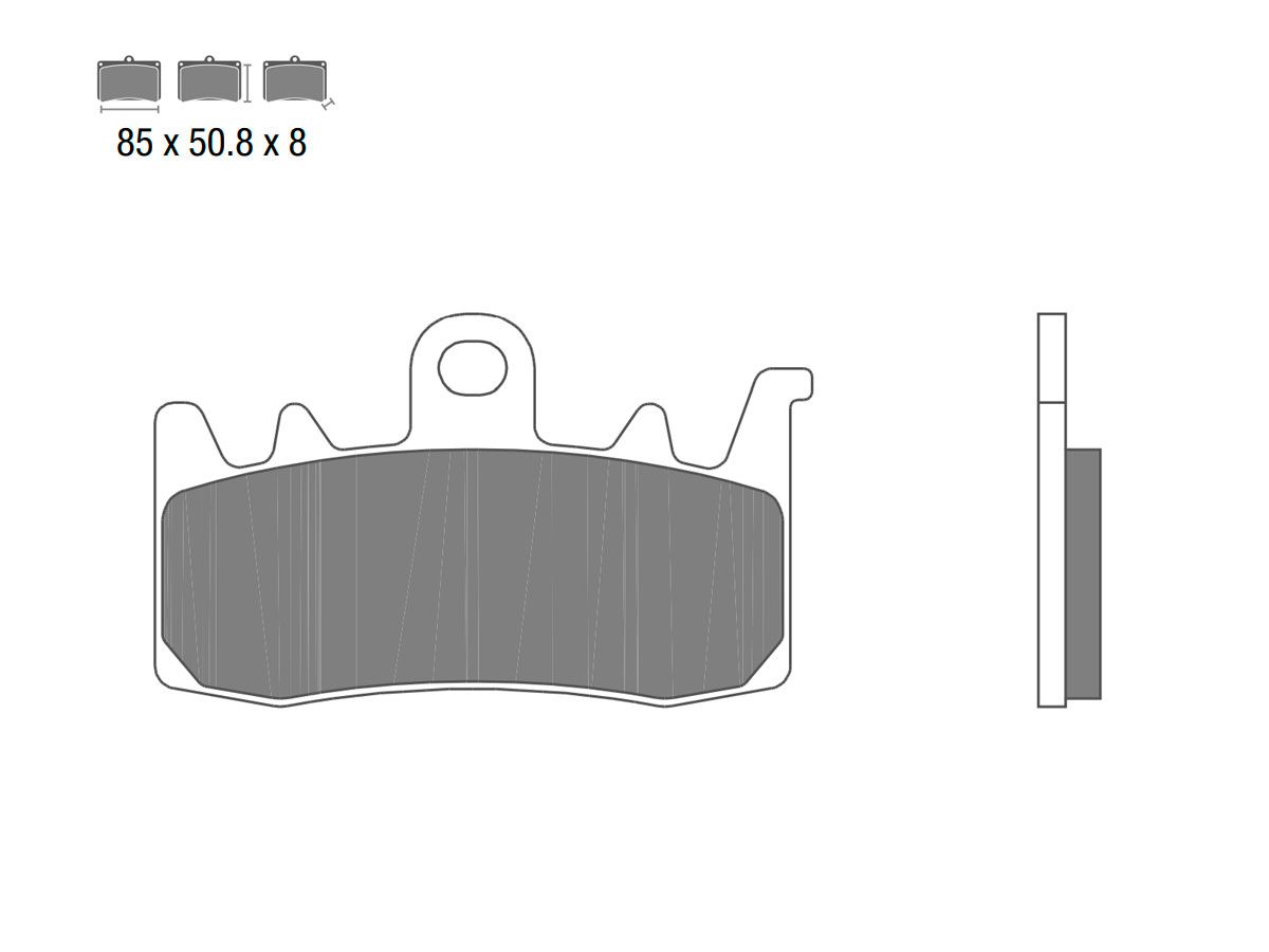 Pastiglie Freno Serie Sfa Organiche Per Scooter Ebc Sfa235 - Foto 2