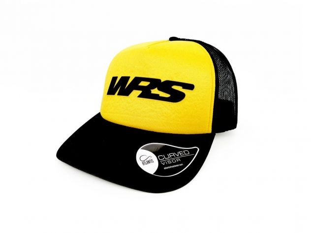 WRS ORIGINAL CAP WITH VISOR BLACK YELLOW
