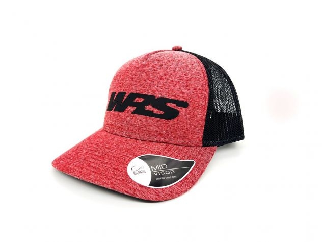 WRS ORIGINAL CAP WITH VISOR RED MELANGE