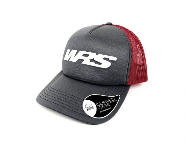 WRS ORIGINAL CAP WITH VISOR GRAY RED