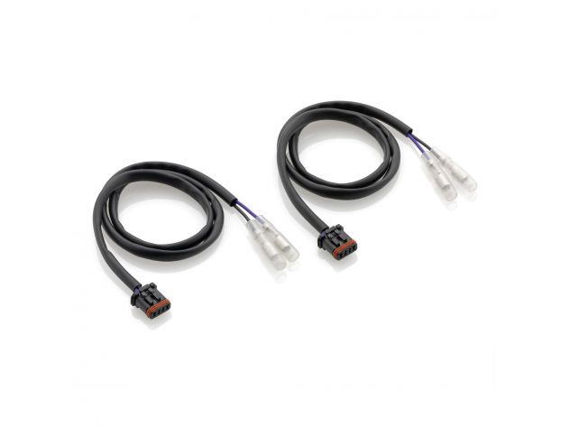 PAIR OF ELECTRIC WIRING KIT FOR DIRECTION INDICATORS AND REARVIEW MIRROR WITH INTEGRATED INDICATOR RIZOMA HARLEY-DAVIDSON 107 ST