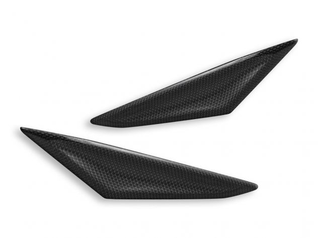 DBK GLOSSY CARBON SIDE COVERS TRIUMPH...