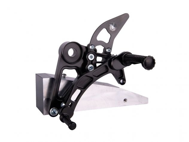 SPIDER REAR SETS WITH FOLD UP FOOTPEG...