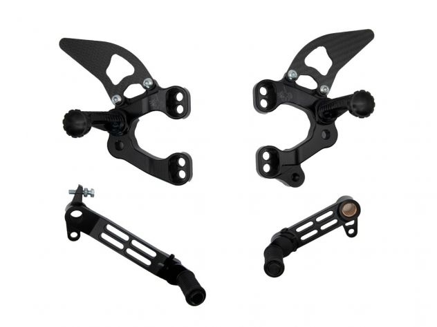 SPIDER ADJUSTABLE REAR SETS WITH FOLD...
