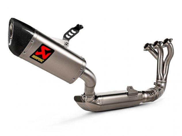 AKRAPOVIC APPROVED RACING STEEL...