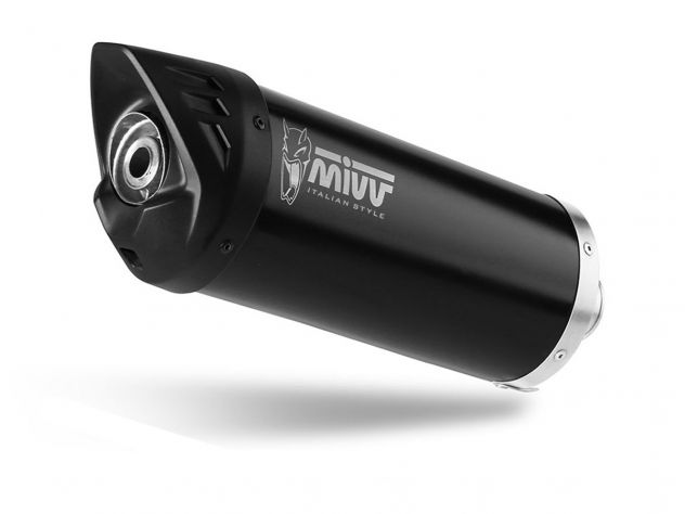 MIVV MOVER BLACK PAINTED STAINLESS STEEL SILENCER SLIP-ON YAMAHA X-MAX 125 21-23