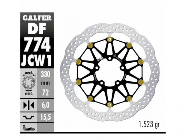 GALFER RACING COMPLETE FLOATING DISC...