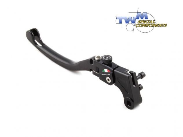 ALUMINUM FOLDING AND ADJUSTABLE CLUTCH LEVER TWM GP1 LYS.R.02