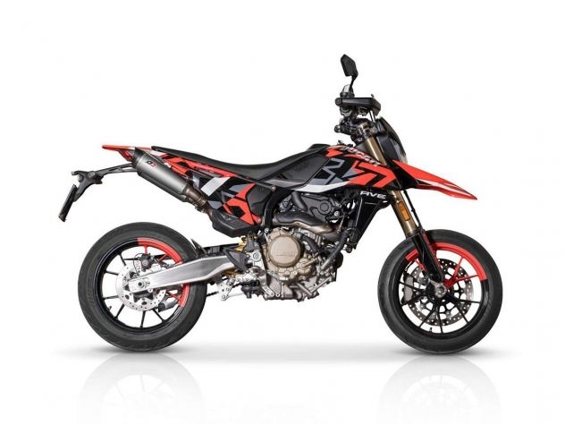 ADUC0670051 DOUBLE SILENCER TRI CONE TITANIUM CARBON QD EXHAUST