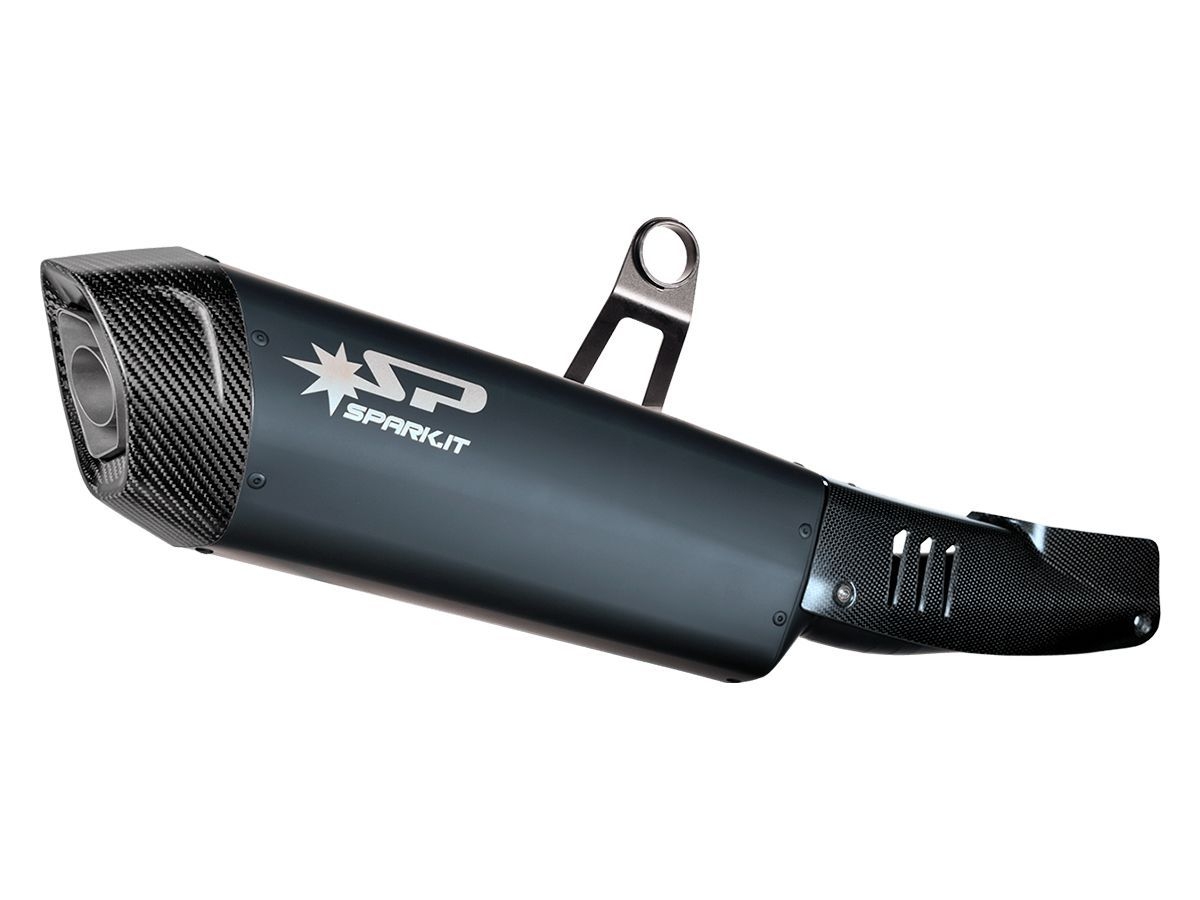 SILENZIATORE FIGHTER EVO TITANIO NERO SPARK BMW R 1250 GS / ADV 2018-2024