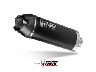 MIVV AK-1 BLACK STEEL-CARBON COMPLETE EXHAUST SYSTEM HONDA CBR 650 R 2024-2025