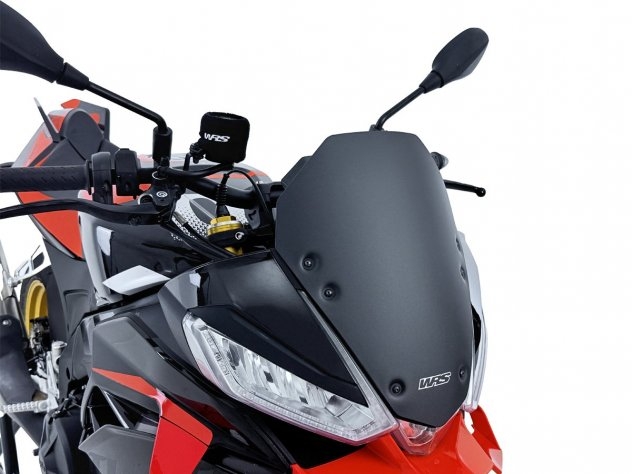 WRS SPORT WINDSCREEN BLACK MATTE...