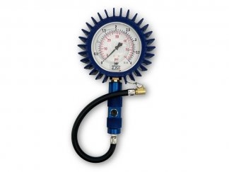 MANOMETRO VERIFICA PRESSIONE PNEUMATICI TVR 100MM GLICERINA 0-4 BAR