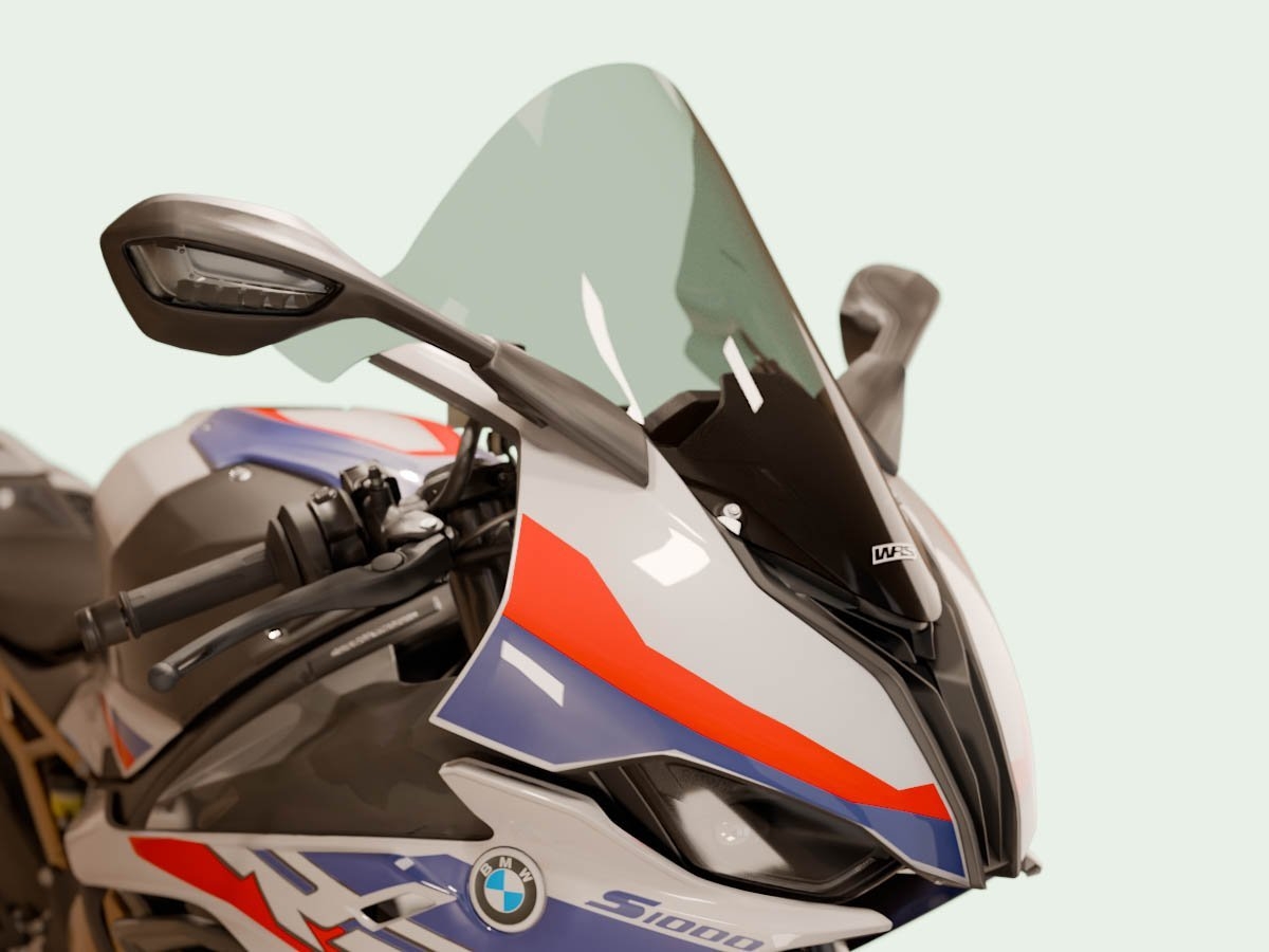 BM051F RACE HIGH WINDSCREEN WRS SMOKED BMW S 1000 RR 2023-2024