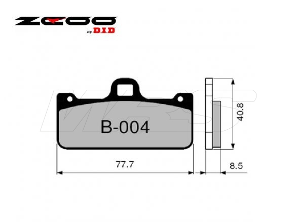 FRONT SET BRAKE PADS ZCOO B004EXC PINZE RACING BREMBO XA93310/11 P4 32/36 -
