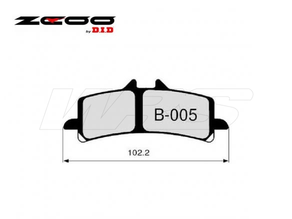 FRONT SET BRAKE PADS ZCOO B005EXC DUCATI PANIGALE 1299 / S / ABS 2015-