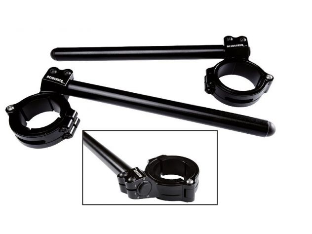 CLIP-ON ADJUSTABLE HANDLEBARS ACCOSSATO WITH COVER 6-10 DEGREES DUCATI SS S 750 1993 1994