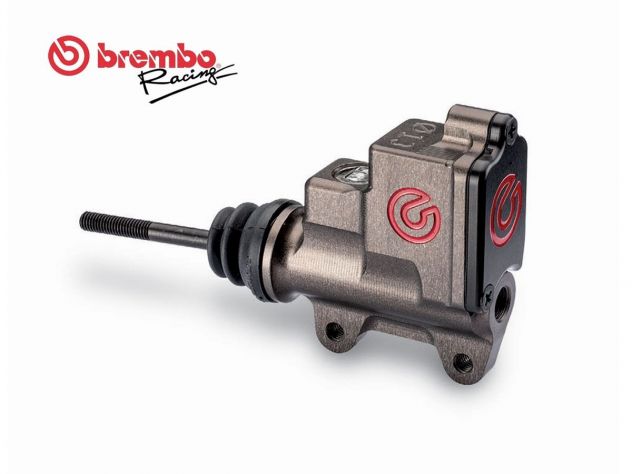 UNIVERSAL REAR BRAKE PUMP BREMBO RACING PS 13 CNC WITH INTEGRATED TANK