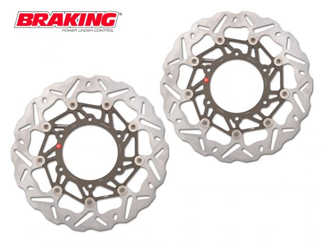 WK046L WK046R  BRAKING FRONT DISCS SK2 YAMAHA MT-09 TRACER ABS 850 2015-2017